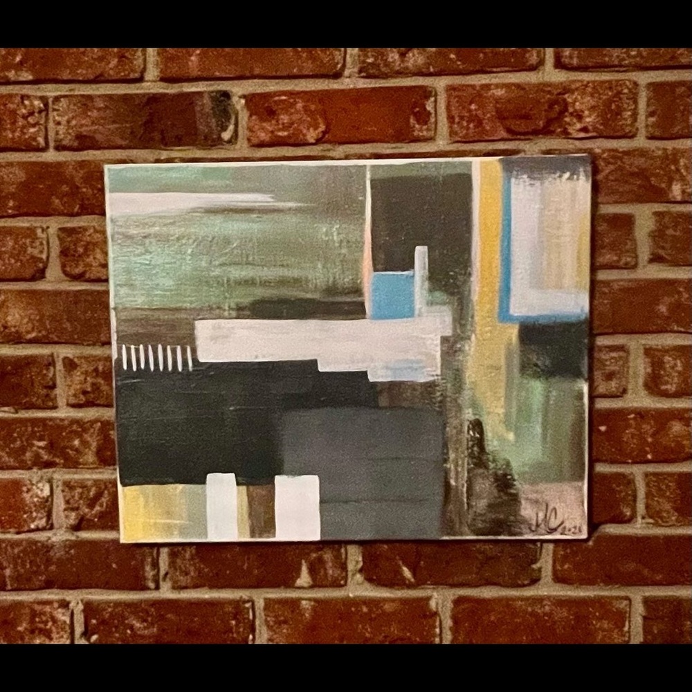 One of a Kind Abstract Painting by MC Aesthetic Designs